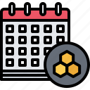calendar, date, apiary, beekeeper, beekeepering, honey