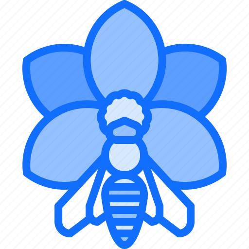 Bee, flower, apiary, beekeeper, beekeepering, honey icon - Download on Iconfinder