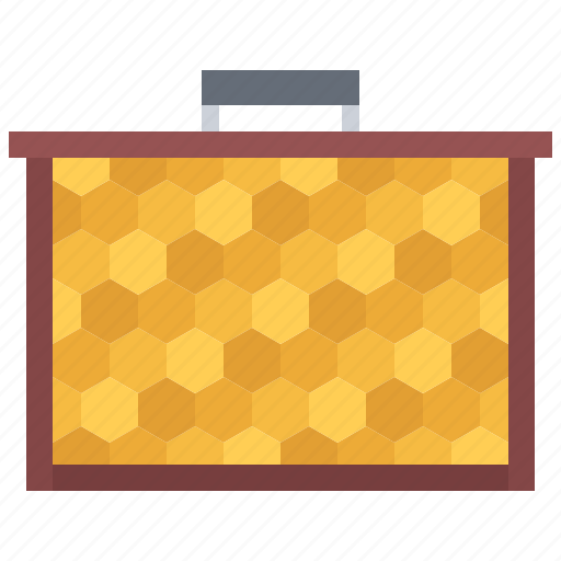 Honeycomb, holder, apiary, beekeeper, beekeepering, honey icon - Download on Iconfinder