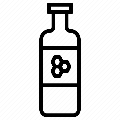 Bottle, honey, drink, beverage, glass, wine, alcohol icon - Download on Iconfinder