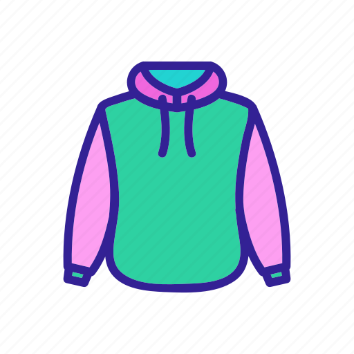 Apparel, clothing, cotton, fashion, hoodie, warm, wear icon - Download on Iconfinder