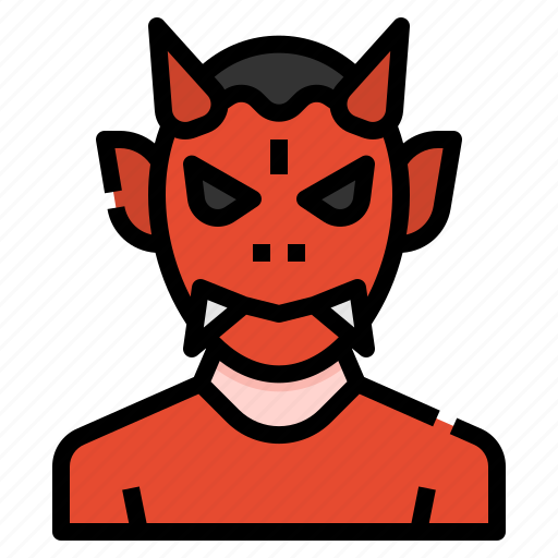 Character, cosplay, demon, devil, halloween, satan, spooky icon - Download on Iconfinder