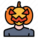 avatar, character, cosplay, halloween, horror, pumpkin, spooky