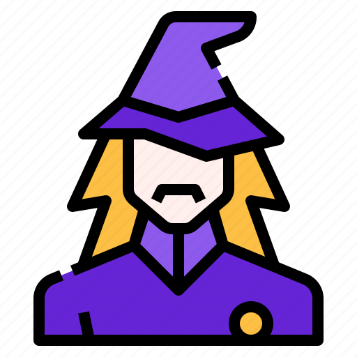 Avatar, character, cosplay, halloween, spooky, witch, wizard icon - Download on Iconfinder