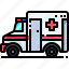 ambulance, car, emergency, medical, transportation, urgency, vehicle 