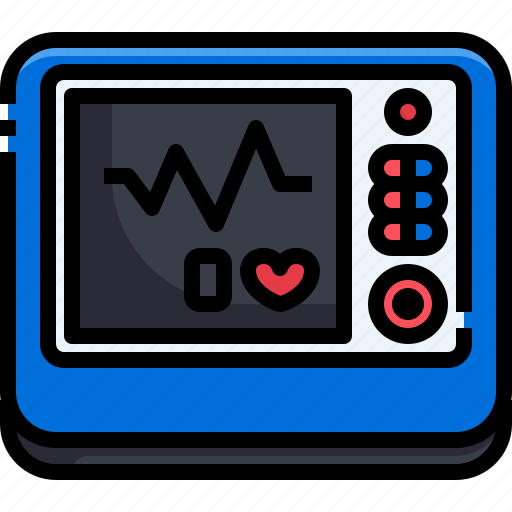 Healthcare, heart, monitor, monitoring, pulse, rate icon - Download on Iconfinder