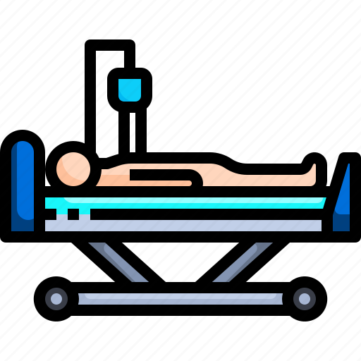 Bed, cure, hospital, hospitality, patient, sick icon - Download on Iconfinder