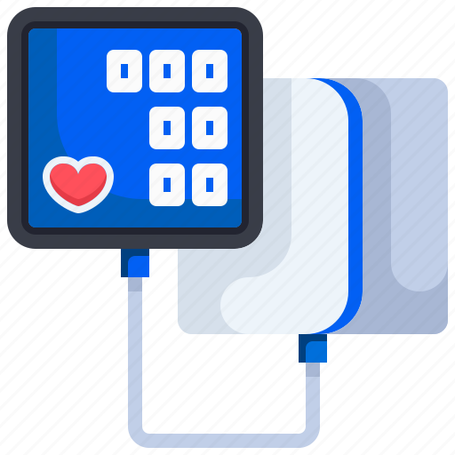 Blood, gauge, healthcare, medical, meter, pressure, sphygmomanometer icon - Download on Iconfinder