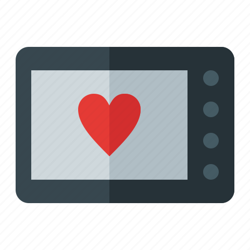 Cardiac, healthcare, heart, hospital, medical, monitor icon - Download on Iconfinder