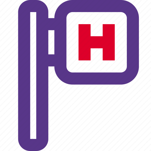 Hospital, sign, medical icon - Download on Iconfinder