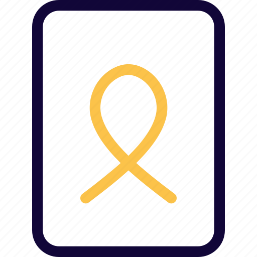 Ribbon, file, medical, hospital icon - Download on Iconfinder