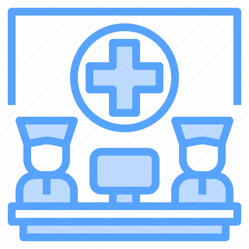 Counter, data, information, nurse, reception icon - Download on Iconfinder