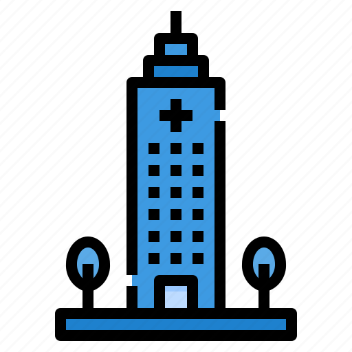 Hospital, architecture, building, health, clinic icon - Download on Iconfinder