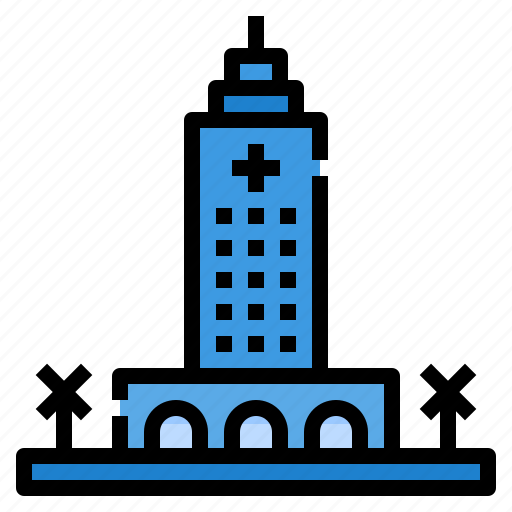 Hospital, building, health, clinic, urban icon - Download on Iconfinder