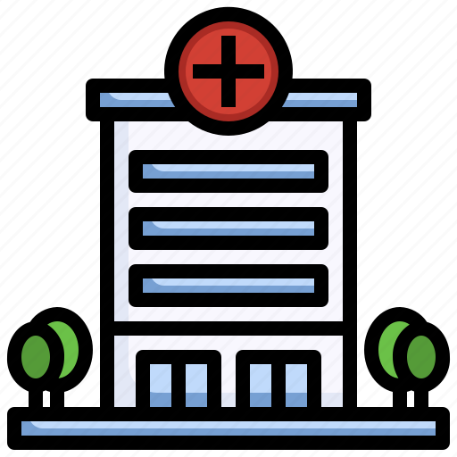 Hospital, building, buildings, urban, health, clinic icon - Download on Iconfinder