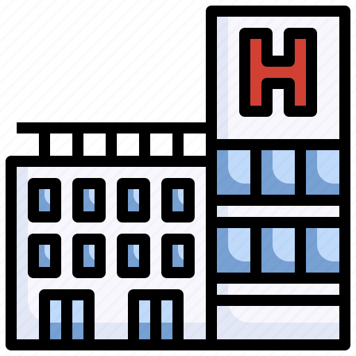 Hospital, building, clinic, medical, architectonic icon - Download on Iconfinder