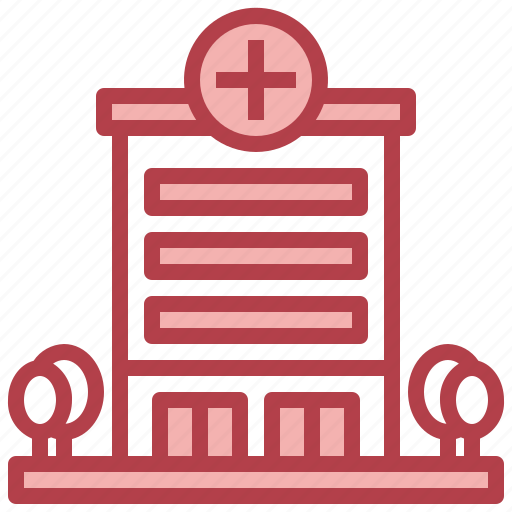 Hospital, building, buildings, urban, health, clinic icon - Download on Iconfinder