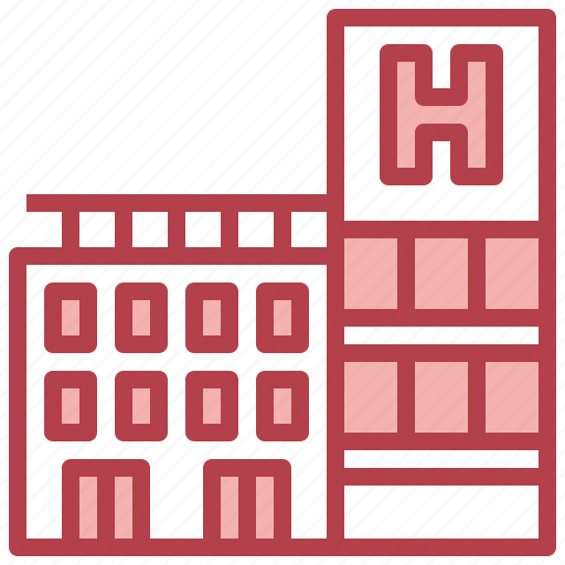 Hospital, building, clinic, medical, architectonic icon - Download on Iconfinder