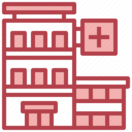 Hospital, building, sign, city, buildings, medical icon - Download on Iconfinder