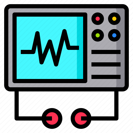 Ecg, electrocardiogram, heart, machine, medical, monitor, rate icon - Download on Iconfinder