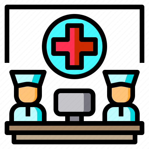 Counter, data, information, nurse, reception icon - Download on Iconfinder