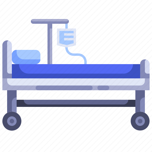Bed, emergency, hospital, medical, ward icon - Download on Iconfinder