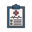 medical report, documents, papers, reports, notes, records, checklist, healthcare 