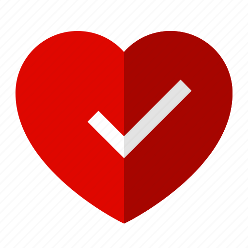 Check, healthy, heart, love, okay icon - Download on Iconfinder