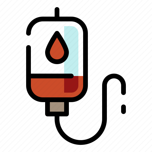 Blood bag, blood donation, blood transfusion, infusion blood icon - Download on Iconfinder