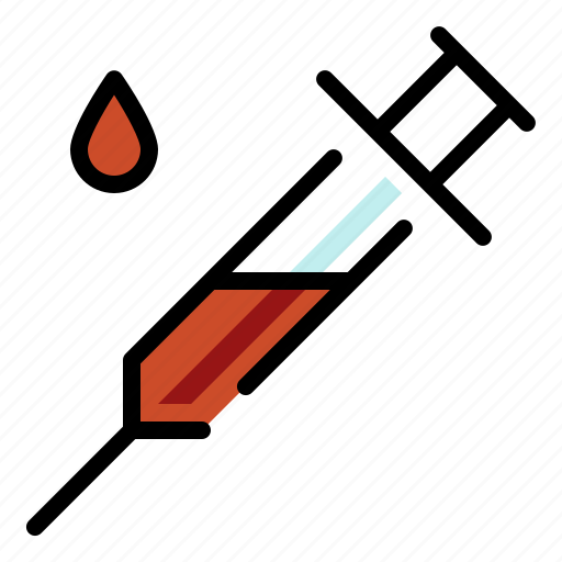 Blood, blood transfusion, injection blood, syringe blood icon - Download on Iconfinder