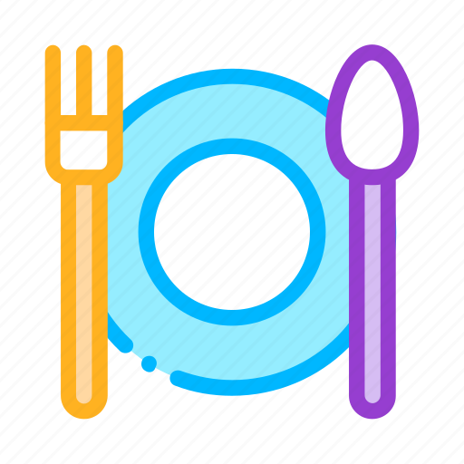 Fork, plate, spoon icon - Download on Iconfinder