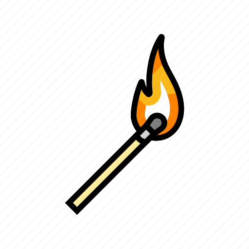Burning, matchstick, hot, fire, lable, flame icon - Download on Iconfinder