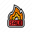hot, sale, badge, fire, lable, flame