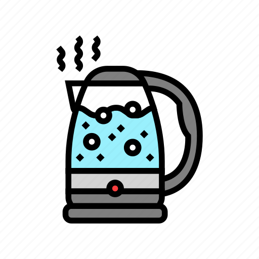 Hot, tea, kettle, fire, lable, flame icon - Download on Iconfinder