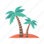 beach, coconut, island, palm tree, palms, palmtree, tropical 