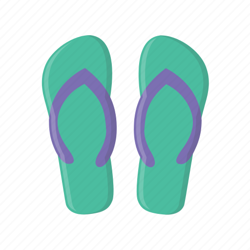 Beach wear, flip flops, footwear, shoes, slippers, summer shoes icon - Download on Iconfinder