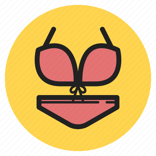 Bikini, clothe, female, hot, necessities, summer, swimwear icon - Download on Iconfinder