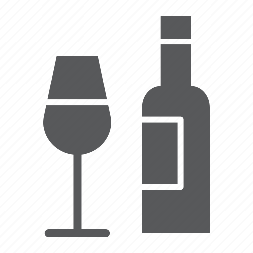 Alcohol, bar, bottle, drink, glass, grape, wine icon - Download on Iconfinder