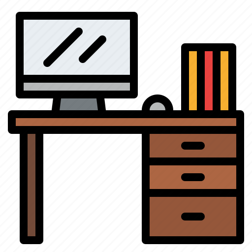 Desk, executive, hotel, table icon - Download on Iconfinder