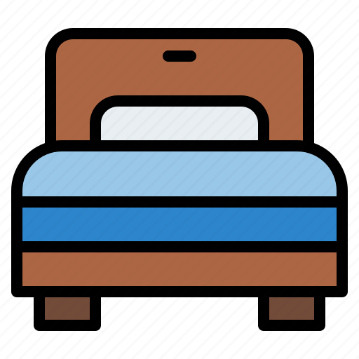 Bed, room, single, sleep icon - Download on Iconfinder