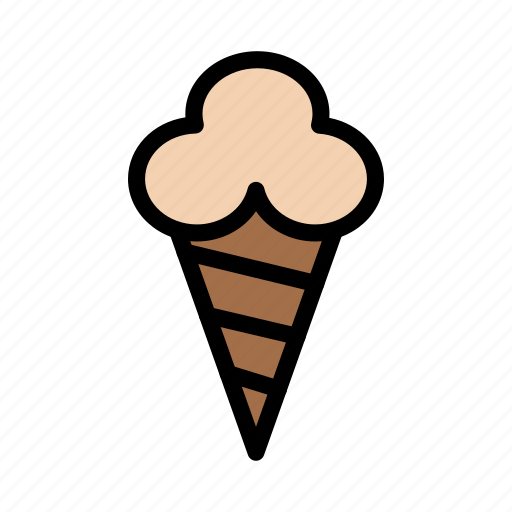Cone, delicious, dessert, icecream, sweet icon - Download on Iconfinder