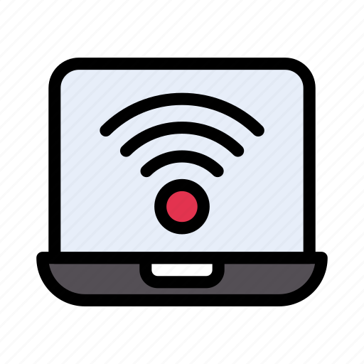 Internet, laptop, online, signal, wifi icon - Download on Iconfinder