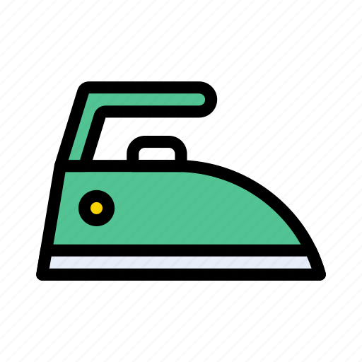 Appliances, clothes, iron, press, steaming icon - Download on Iconfinder