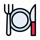 food, fork, hotel, plate, restaurant