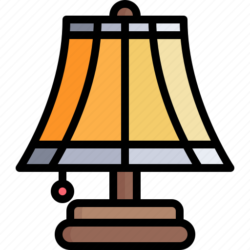 Desk, lamp, bedroom, lightbulb, bedside, table, holel icon - Download on Iconfinder