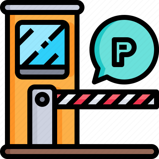 Parking, barrier, stop, hotel, security icon - Download on Iconfinder