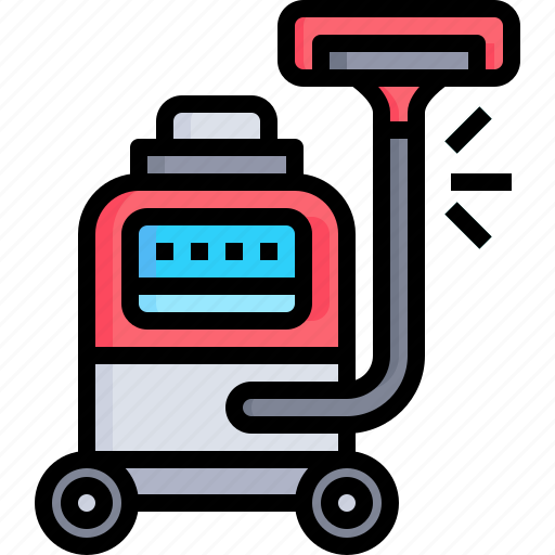 Hotel, electronics, cleaning, things, vacuum, house icon - Download on Iconfinder