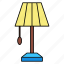 lamp, furniture, light, households 