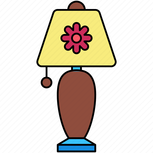 Lamp, light, furniture, households icon - Download on Iconfinder