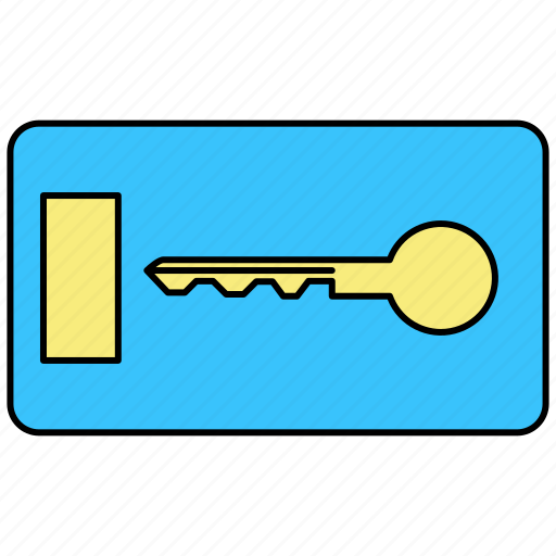 Key, card, lock, protection, security icon - Download on Iconfinder